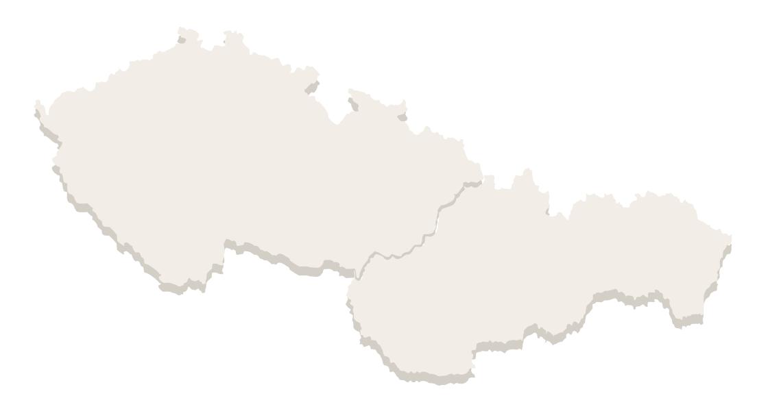 Mapa peletáren v České republice a na Slovensku